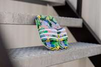 Playful summer slippers