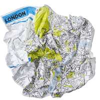 Explore the world with a crumpled touch