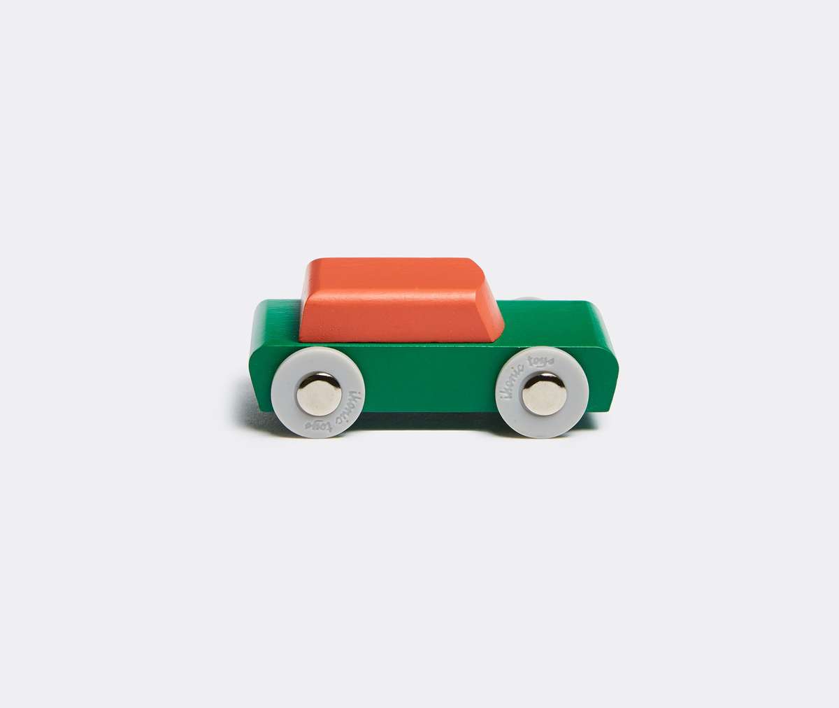 Playful Duotone Wooden Car