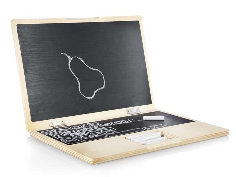 Wooden Laptop for Little Learners