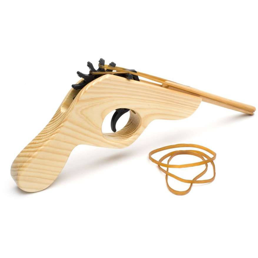Wooden Elastic Band Blaster
